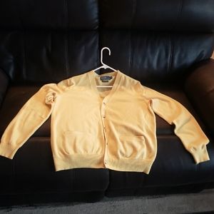 Polo Ralph Lauren 100% Cashmere Cardigan Sweater. XL